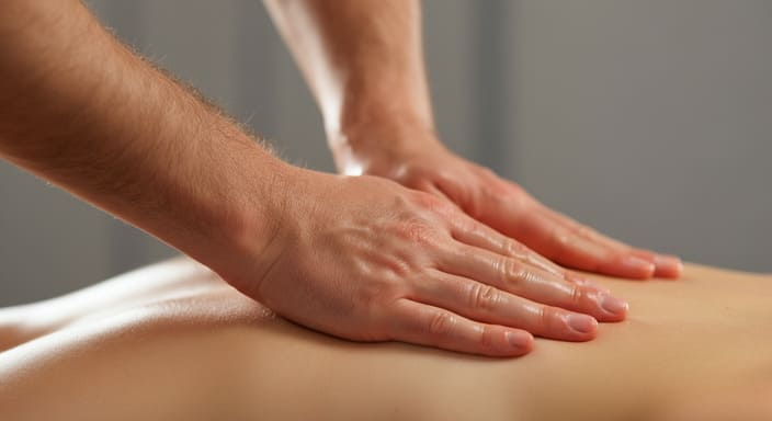Masoterapeuta aplicando Masaje Deportivo en Medellín
